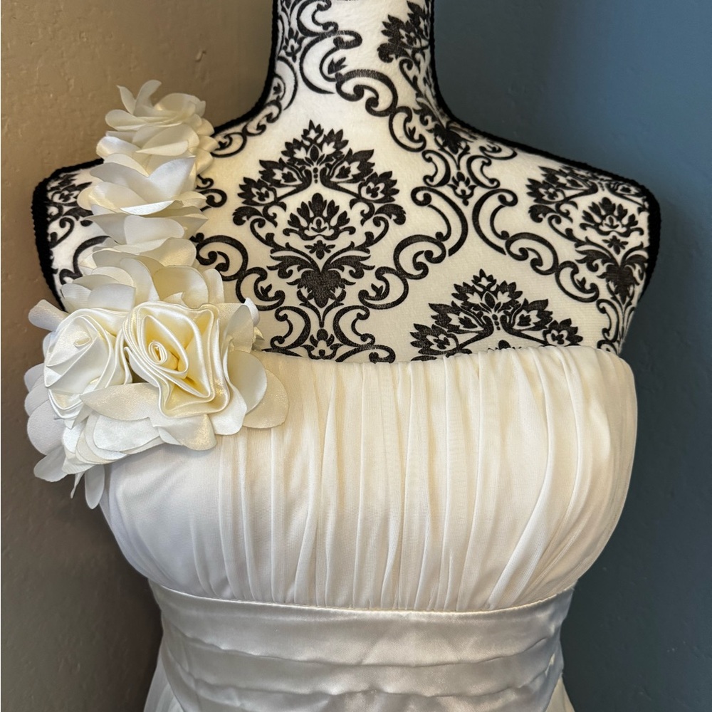Trixxi floral burst one shoulder formal dress 👗 🌹
